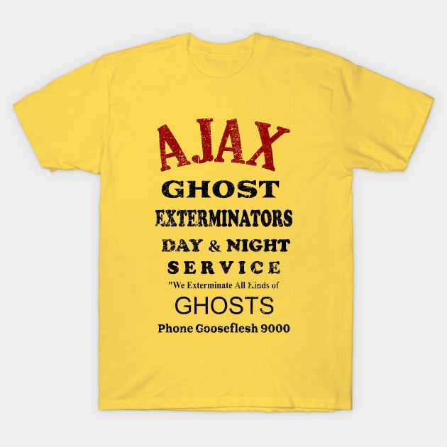 Ajax Ghost Exterminators from Lonesome Ghosts T-Shirt by woodsman